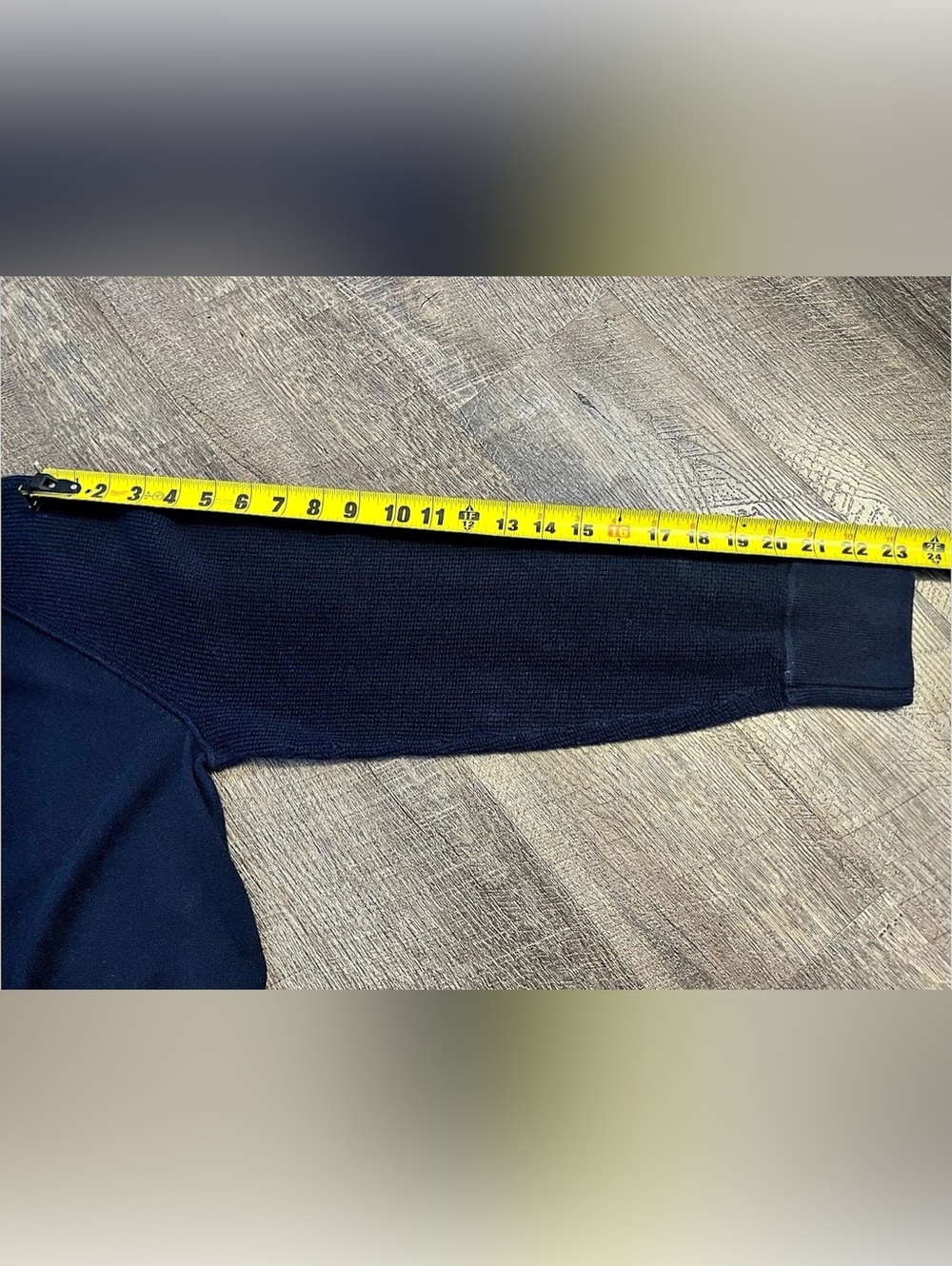 Men’s Gap Knit Warm Cozy Sweater Hoodie in Navy Blue Size Medium - Picture 5 of 7